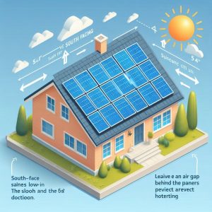 Proper solar panel installation diagram