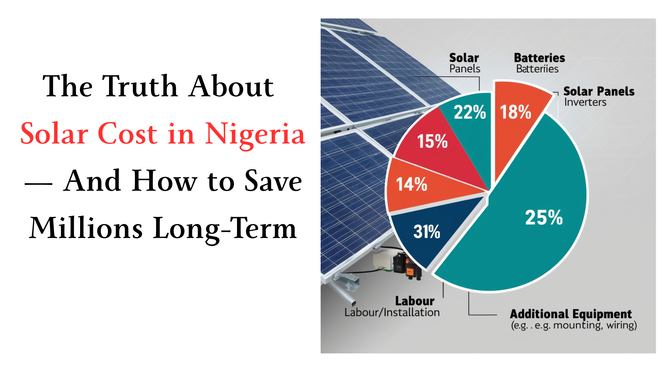 Solar cost in Nigeria solar cost in Nigeria