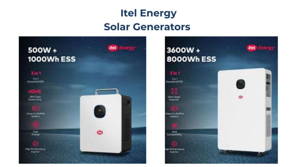 Itel Solar Generators