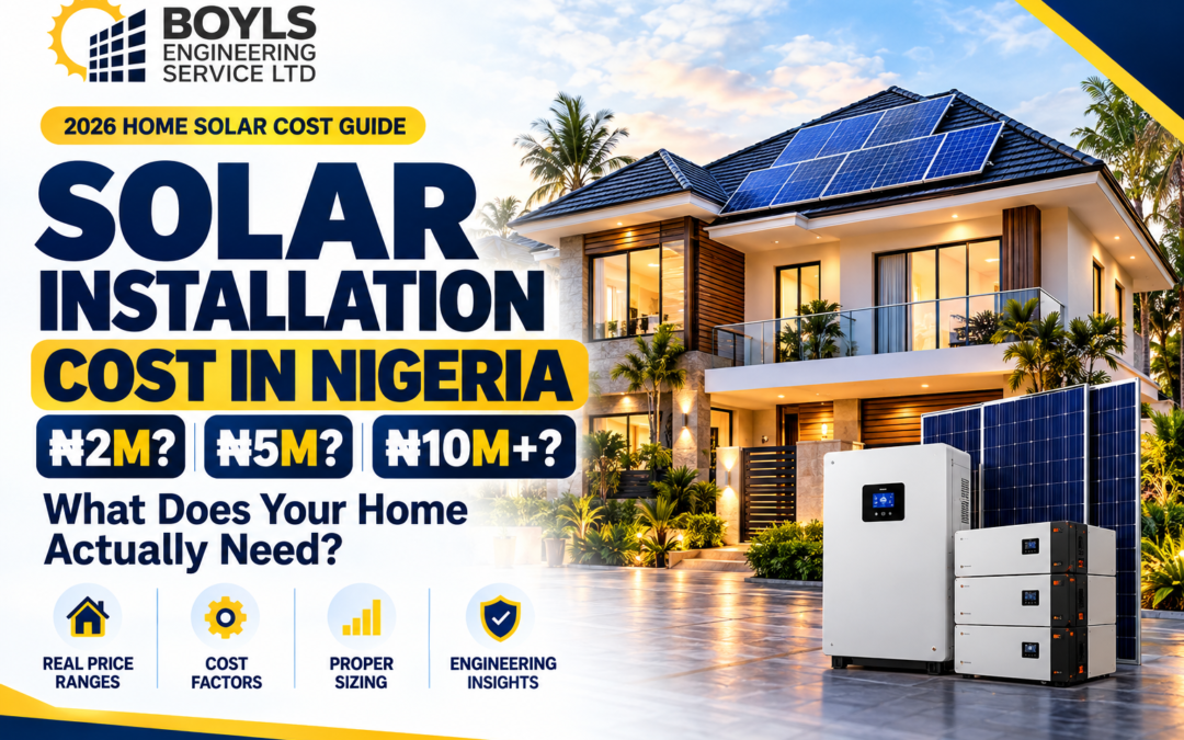 Solar Installation Cost in Nigeria 2026: Complete Home Price Guide