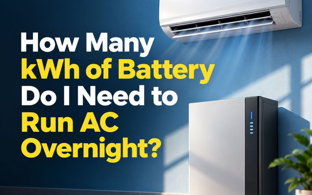 How Many kWh of Battery Do I Need to Run an AC Overnight?